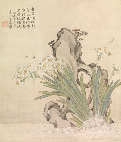 Narcissus, Rock, Bees and Linghzhi av Ju Lian